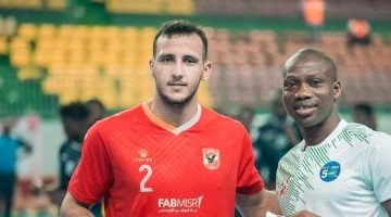 نبيل شريف أفضل لاعب بمباراة الأهلي وريد ستار في الكؤوس الأفريقية لليد للرجال