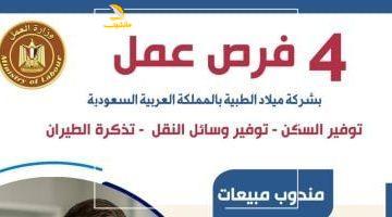 عاجل.. 
                                            اليوم آخر فرصة للتقديم على وظائف بالسعودية بمهنة مندوب مبيعات براتب 7000 ريال