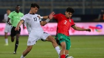 75 دقيقة.. مصر والمغرب يتعادلان سلبياً بكأس أفريقيا للشباب