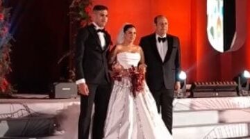 أحمد سليمان عضو مجلس إدارة الزمالك يحتفل بزفاف ابنته وسط حضور نجوم الكرة.. صور