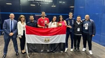 رئيس اتحاد الاسكواش للاعبين بعد التتويج ببطولة العالم: أنتم قدوة في الإصرار