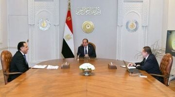 عاجل.. 
                                            الرئيس السيسى يوجه بالعمل على جذب الاستثمارات الأجنبية وتمكين القطاع الخاص