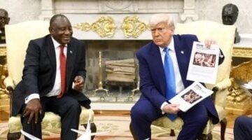 عاجل.. 
                                            فضيحة.. رويترز تكشف عن صورة مغلوطة واجه ترامب بها رئيس جنوب أفريقيا