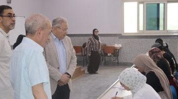 عاجل.. 
                                            نائب رئيس جامعة حلوان وأمين عام الجامعة الأهلية يتابعان سير اختبارات نهاية العام