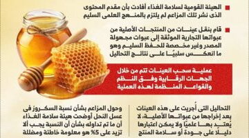 عاجل.. 
                                            حقيقة تداول عسل نحل مغشوش بالأسواق.. الحكومة توضح “إنفوجراف”