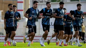 مران الزمالك يشهد فقرة بدنية لـ20 دقيقة وتأهيل خاص لمنسي وبنتايك