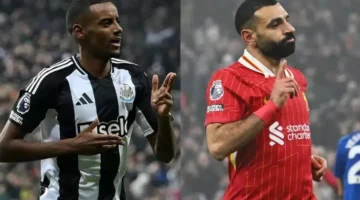 فعلها 5 لاعبين فقط.. إيزاك يواجه تحديًا كبيرًا لمشاركة صلاح في سباق الحذاء الذهبي