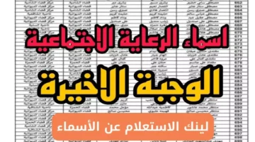 الاسم يظهر في القائمة أخيرًا – الكشف الكامل عن المشمولين بالرعاية الاجتماعية في العراق