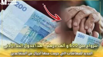 معاشك رجع ومعه هدية جديدة.. معاش الشيخوخة بين 600 و1000 درهم رسميًا مع صرف رجعي