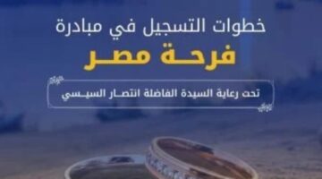 بشرى للشباب تفاصيل مبادرة فرحة مصر لدعم الزواج وشروط التسجيل