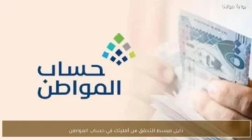 رسميًا للجميع طريقة التحقق من أهليتك في حساب المواطن ومعرفة.webp