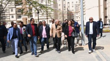 رسميًا مي عبدالحميد تتابع تنفيذ 4842 وحدة سكنية بمدينة العاشر