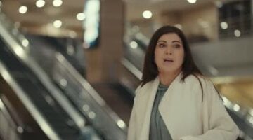 مسلسل اللون الأزرق حمزة يختفى فى المطار وأمنة تنجح بالعثور